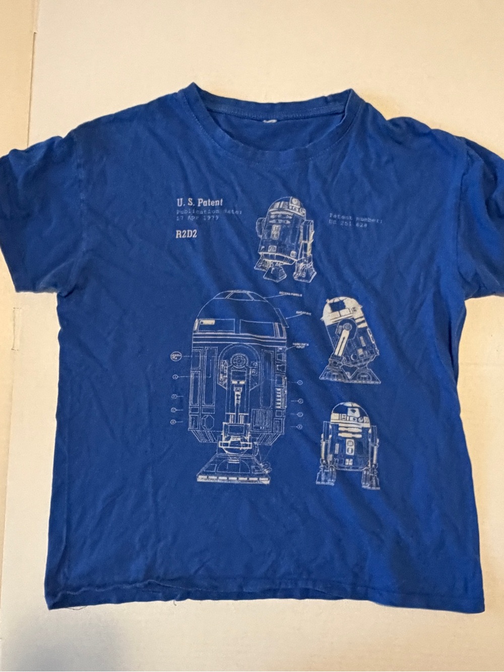 Vintage R2-D2 Patent Graphic Tee - S